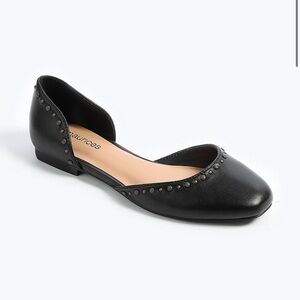 Maurices SuperCush Greta Studded D'Orsay Flat